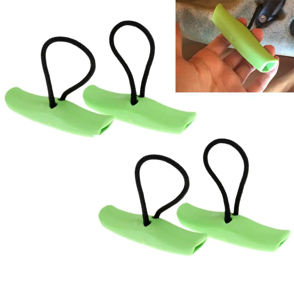 4x Durable Anti-Slip Kayak Carry Pull Handle T-Handle Canoe Boat Toggle Carrier 