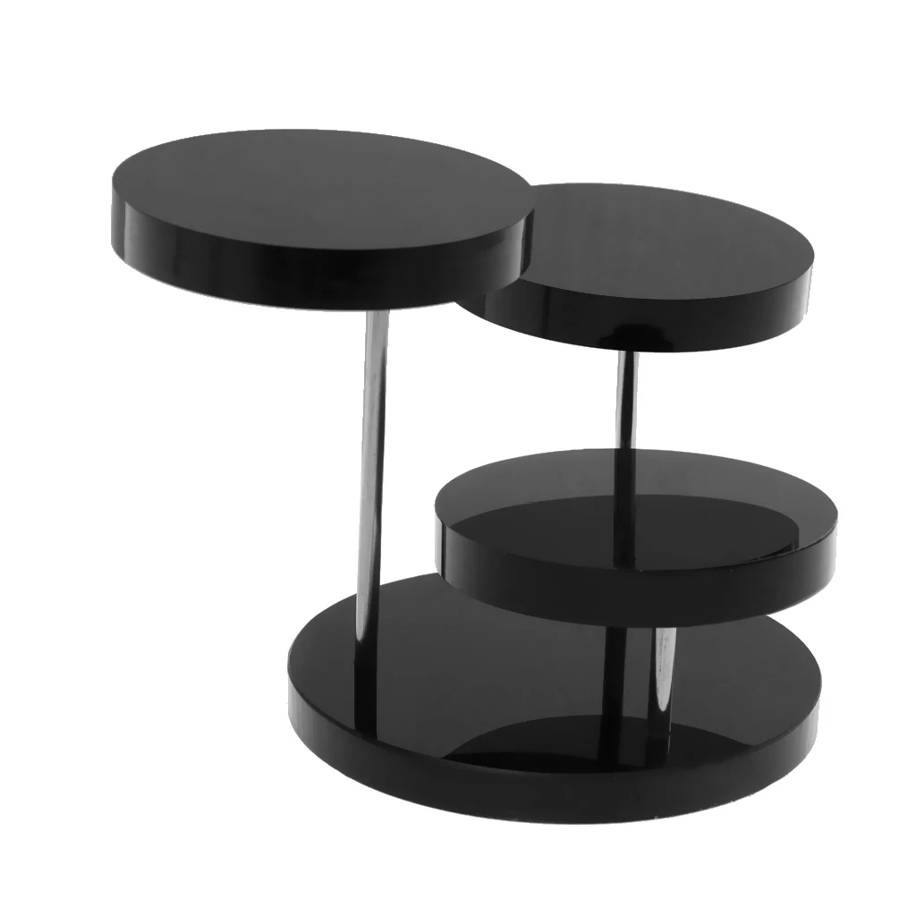 Jewelry Rack Bracelet Ring Stand Organizer Holder Display Round Acrylic Tray Brooch Pins Necklace Bracelet Jewelry Packaging 