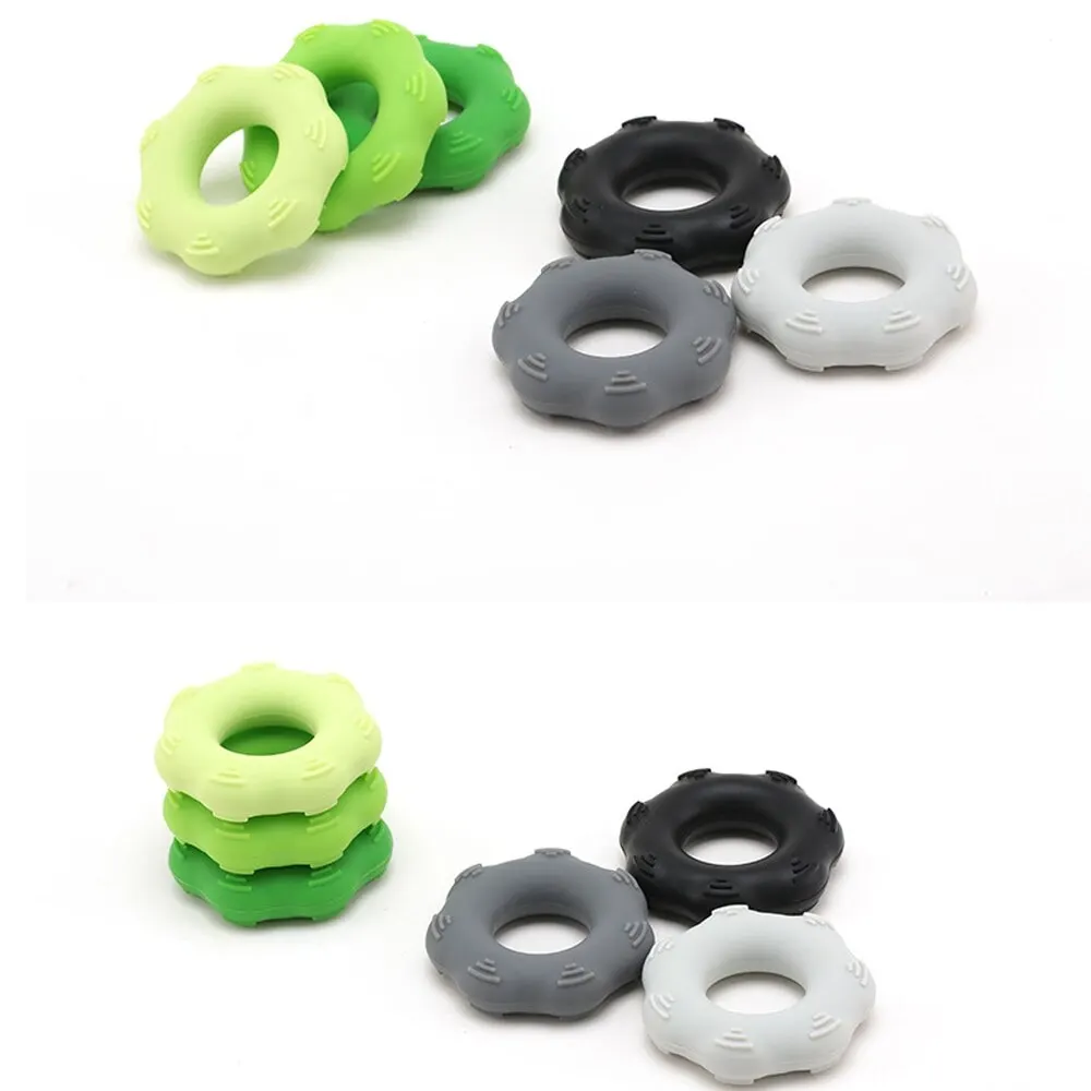  Hand Gripper Grip Silicone Ring Portable Muscle Power Training Silicone Grip Ring Hand Resistance B