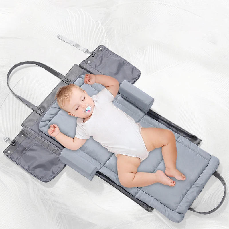 1 шт. детские складные кровати 0-12 месяцев детская кроватка портативная Мобильная кроватка многофункциональная сумка для мам Складная