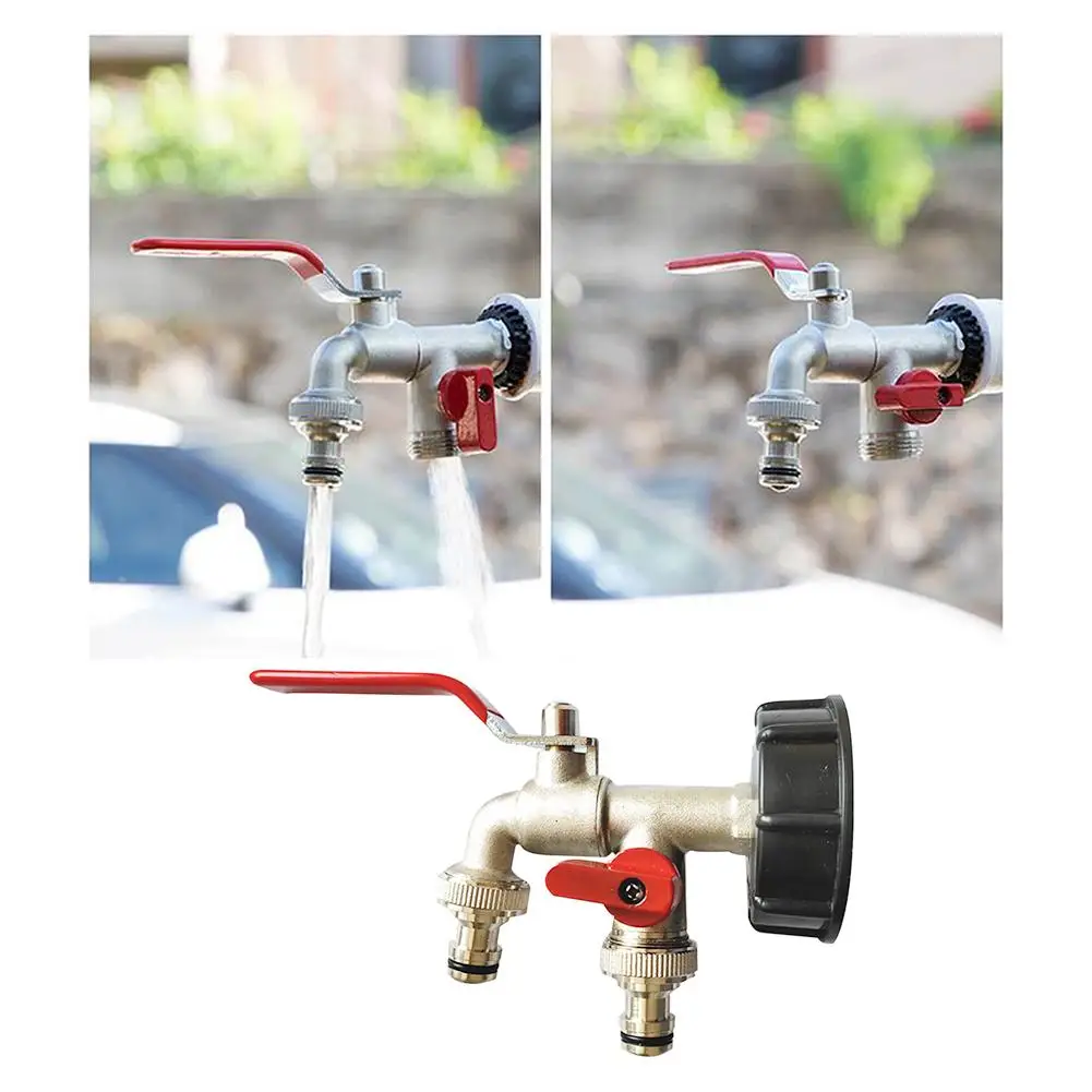 IBC Tank Adapter Replacement Valve Fitting Parts For Home Garden Water Connectors Faucet Adapter For Garden Irrigation