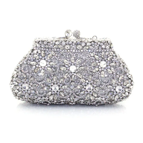 Красивые женские свадебные сумки ручной работы с кристаллами Модные женские сумочки женские вечерние сумки
