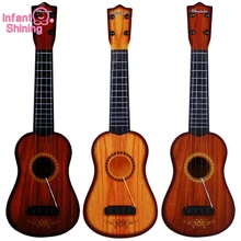 Детская светящаяся игрушка детская струнная гитара музыкальная игрушка Музыкальные игрушки Eduactional инструмент детский маленький случайный цвет