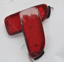 2X LED Bumper Reflector Tail Rear Brake Stop Light For Toyota Estima