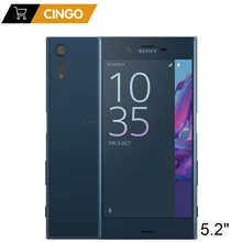 Разблокированный sony Xperia XZ F8331 4G LTE 3 ГБ ОЗУ 32 Гб ПЗУ GSM четырехъядерный процессор Android 5," ips 23MP отпечаток пальца gps wifi 2900 мАч