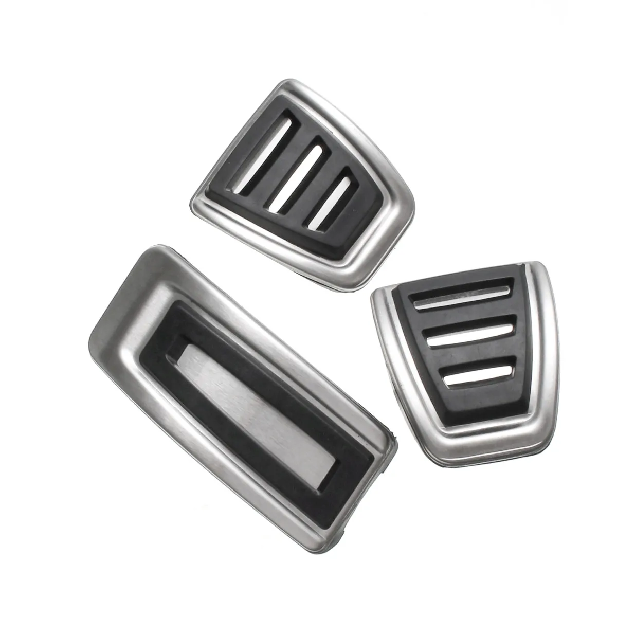 

3x Car Clutch Brake Accelerator Pedal Footrest Pad Covers for Volkswagen/Seat for Skoda/VW /Fabia Polo 9N 6R /Bora /Golf MK4 IV