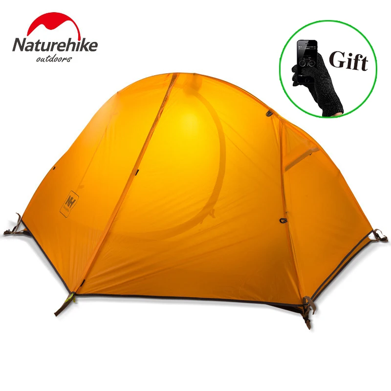 

Naturehike Cycling Backpack Tent Ultralight 20D/210T For 1 Person NH18A095-D