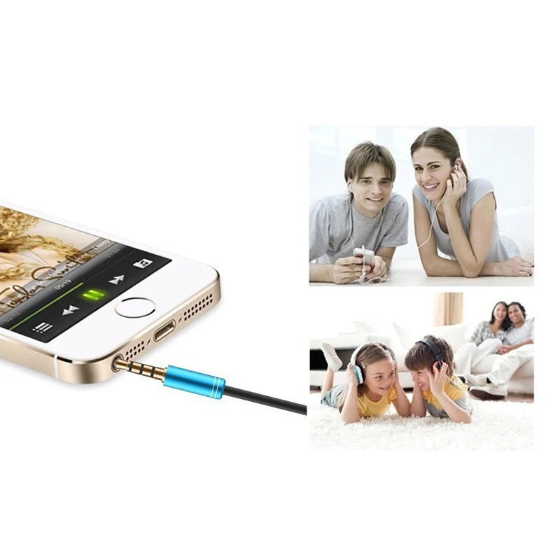 50pcs colourful 3 5mm 1 in 2 couples audio line Earbud Headset Headphone Earphone Splitter For pad Phone Android Mobile MP3 MP4
