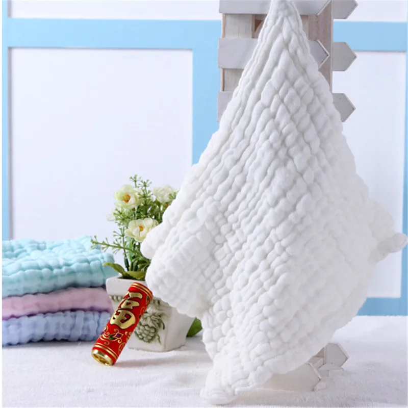 5 шт./лот, 6, юбка с многоярусным низом «вареного Джинса платок для новорожденных детские полотенца для лица Уход Полотенца Size30* 30