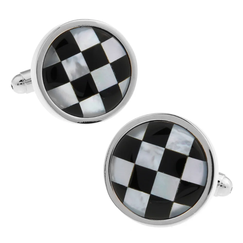 

Mens Wedding Cufflinks Novelty Fancy Shell & Clean Cloth 166307