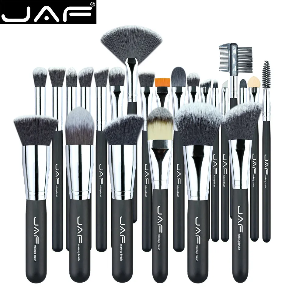 

JAF 24pcs Makeup Brushes Set Professional Synthetic Make up Brush Set of brushes makeup brush Kit pinceis de maquiagem Wholesale