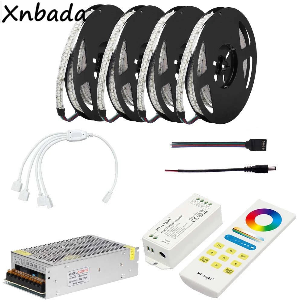 

DC12V 2835SMD 234Leds/m RGB Led Strip Light,Milight RGB Led Strip Controller Power Supply Kit 5M 10M 15M 20M
