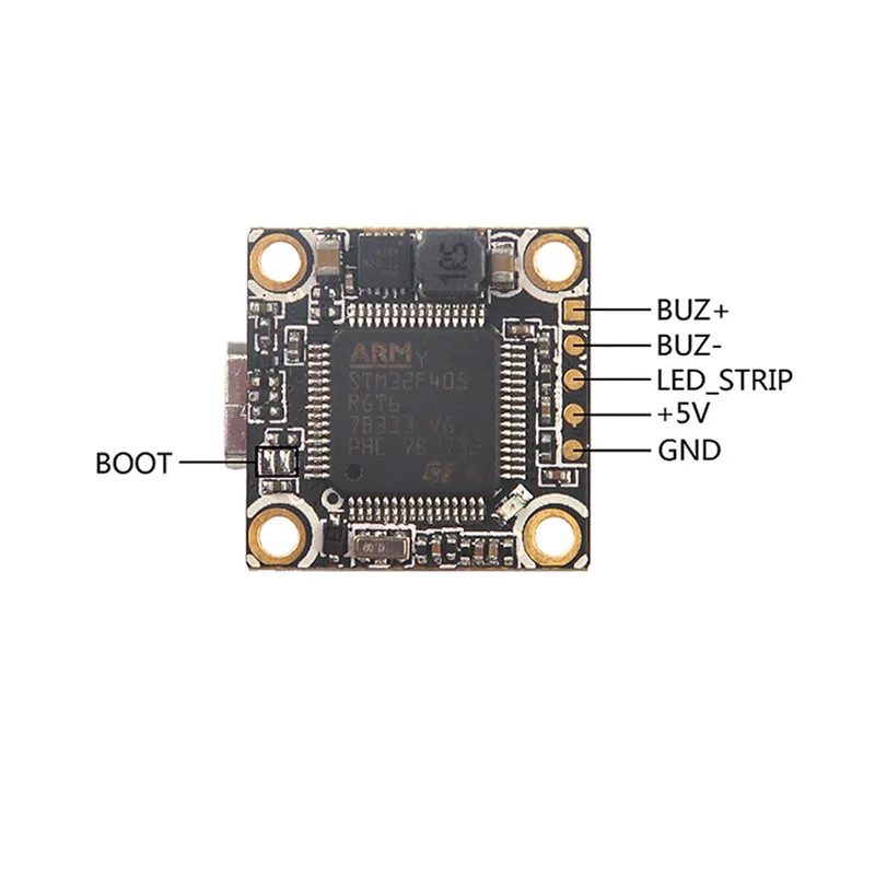 16*16 мм TeenyF4 Pro 1 2S Flytower F4 OSD Контроллер полета с повышающий конвертер и 5A BL_S DShot600 4в1 ESC