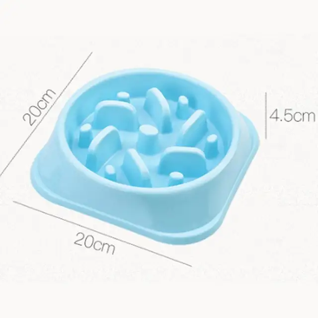 gamelle anti glouton chien et chat Bol à alimentation lente non toxique pour chiens – Image 3