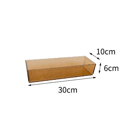 Кухонная утварь Получить ящик ящика отдельная миска палочки для еды Получить ящик Хлопушка, пластиковая сортировочная коробка - Color: Brown long