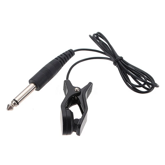 

New Black Universal Guitar Acoustic Clip On Pickup Piezo Contact Microphone