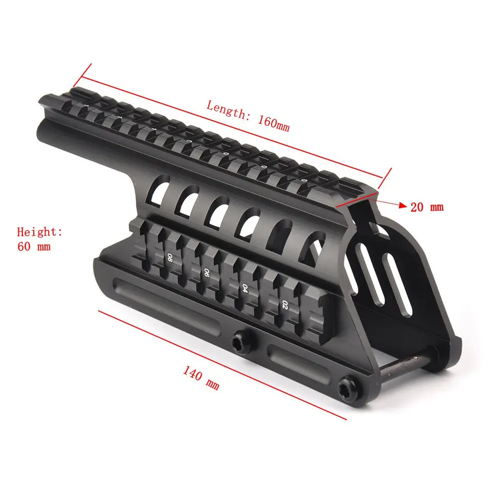 Высокое качество тактический 20 мм двойной Пикатинни Крепление 160 мм длина системы подходит для Remington 870 RM870 ружье 12 GA прицел