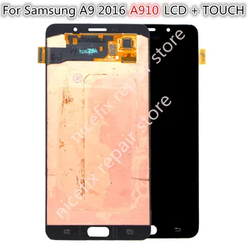 

For SAMSUNG GALAXY A9100 LCD A9 Pro A9 2016 A910F Display Touch Screen Digitizer Assembly Replacement For 6.0" SAMSUNG A910 LCD