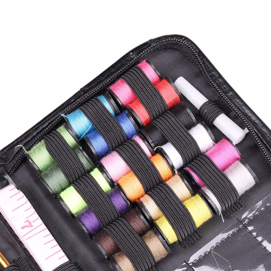 Mini Beginner Sewing Kit Case Set Supplies Adults Kids Home Travel Campers New