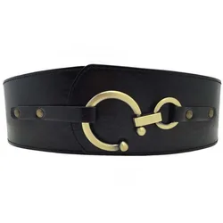 Women Fashion Wide Elastic Waist Belt Corset Metal Hook Stretch Strap Waistband Cincher Accessories Women Fashion Wide Elastic Waist Belt Corset Metal Hook Stretch Strap Waistband Cincher Accessories