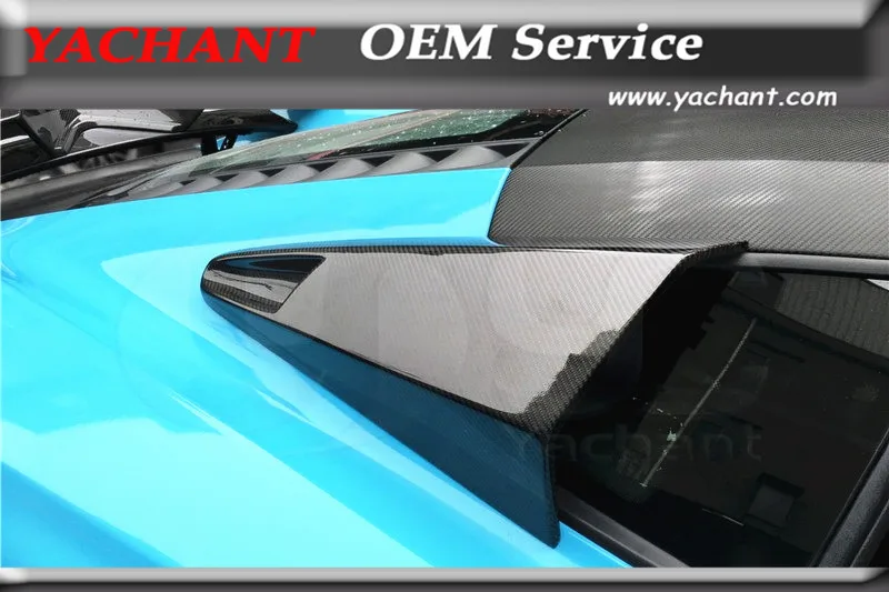 Special Offers Car-Styling Carbon Fiber /FRP Fiber Glass Window Side Scoop 2pcs Fit For 2011-2014 MP4 12-C YC Design Style Quarter Window Scoop