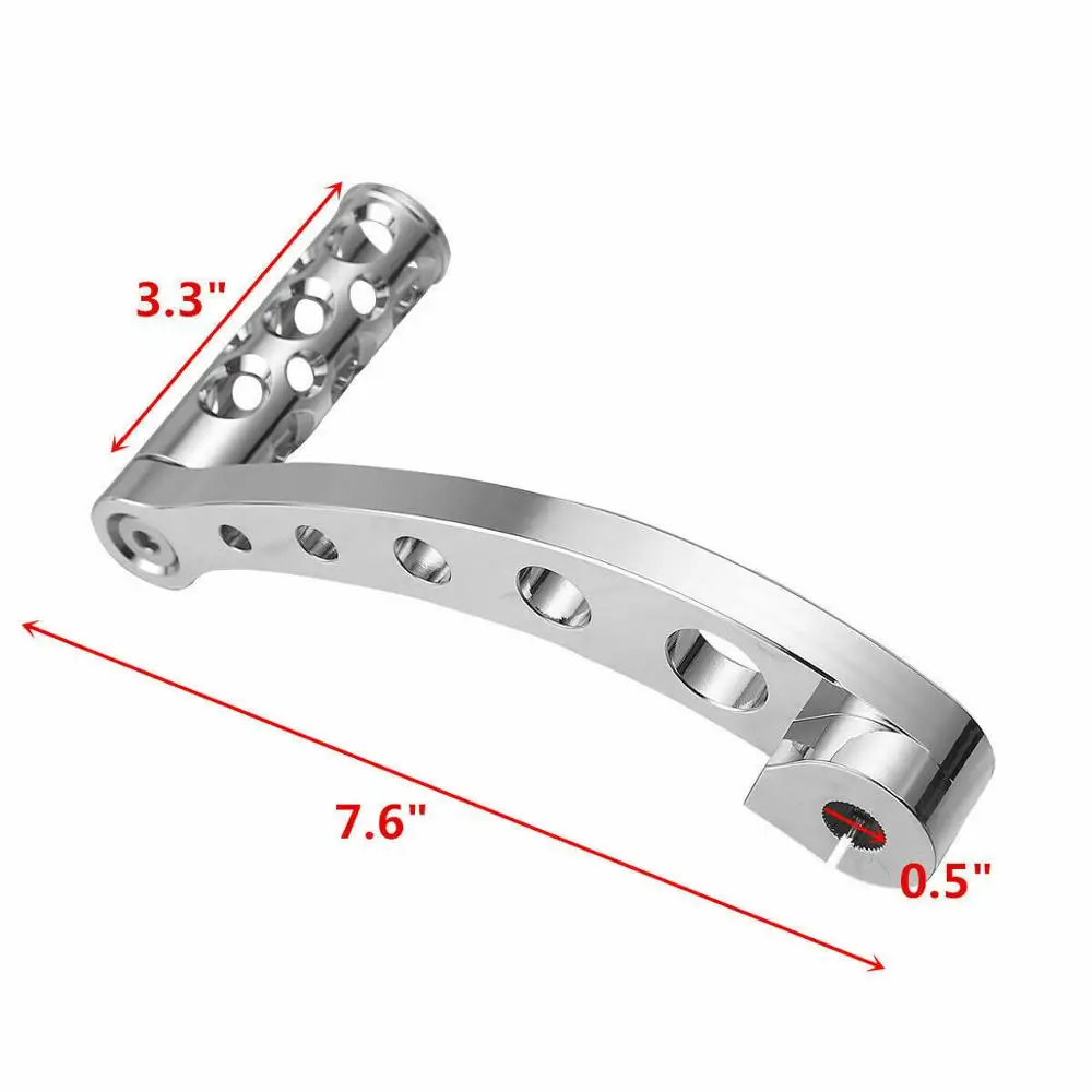 Для Harley Touring 1997-2007 Softail 1987- мотоцикл хром ЧПУ Резак тормозной рычаг комплект рычаг переключения с сдвижные штифты