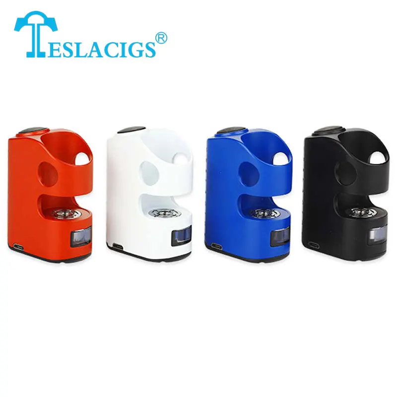Original Teslacigs Stealth 40W TC Box MOD Built-in LiPo Battery1300mAh for VW/TC-Ti/TC-Ni/TC-SS/BYPASS Mode 510 Thread 40w Tesla