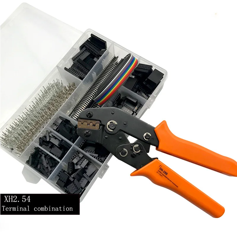 

Ratchet XH2.54 Terminal Line-pressing Clamp Set Manual Multifunctional Terminal Line-pressing Clamp Tool Set
