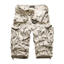 Neuen männer Baumwolle Cargo-Shorts Gute Qualität multi-tasche Camouflage Werkzeugausstattungkurzschlüsse Männlichen Freien Casual Shorts Größe 29-42