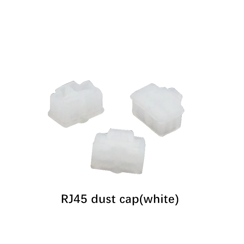 RJ11 dust cap RJ45 SPF USB dust cover/plug black white Free Shipping ELINK 100pcs