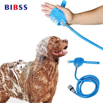 

Pet Cat Dog Cleaning Bath Shower Head Device Multi-functional Comb Water Sprayer Brush Grooming Massage For Large Dogs Cat Comb