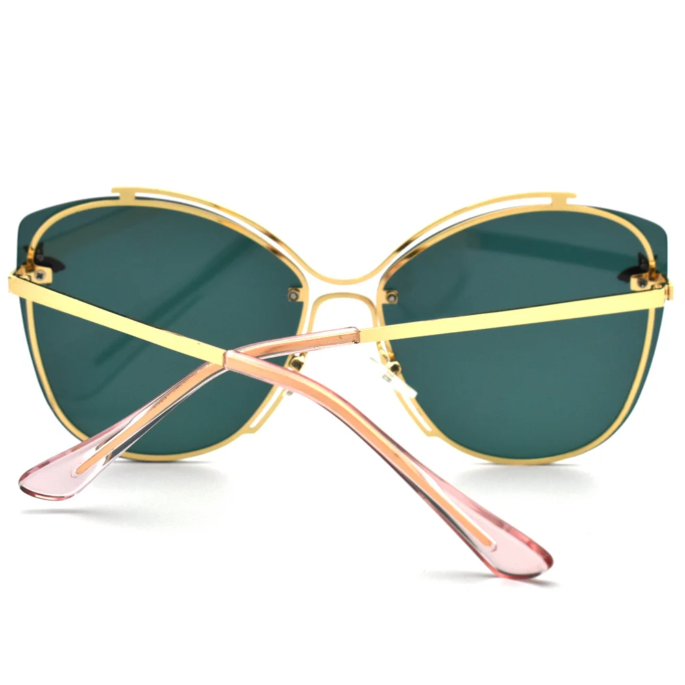 Женские солнцезащитные очки в ретро стиле с Пчелой кошачьим глазом,, унисекс, винтажные очки, металлическая оправа, солнцезащитные очки, градиентные Оттенки для женщин, козырек Oculos UV400