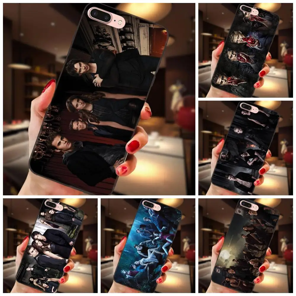 

Geek The Vampire Diaries Soft TPU Protective For Apple iPhone 4 4S 5 5S SE 6 6S 7 8 Plus X XS Max XR