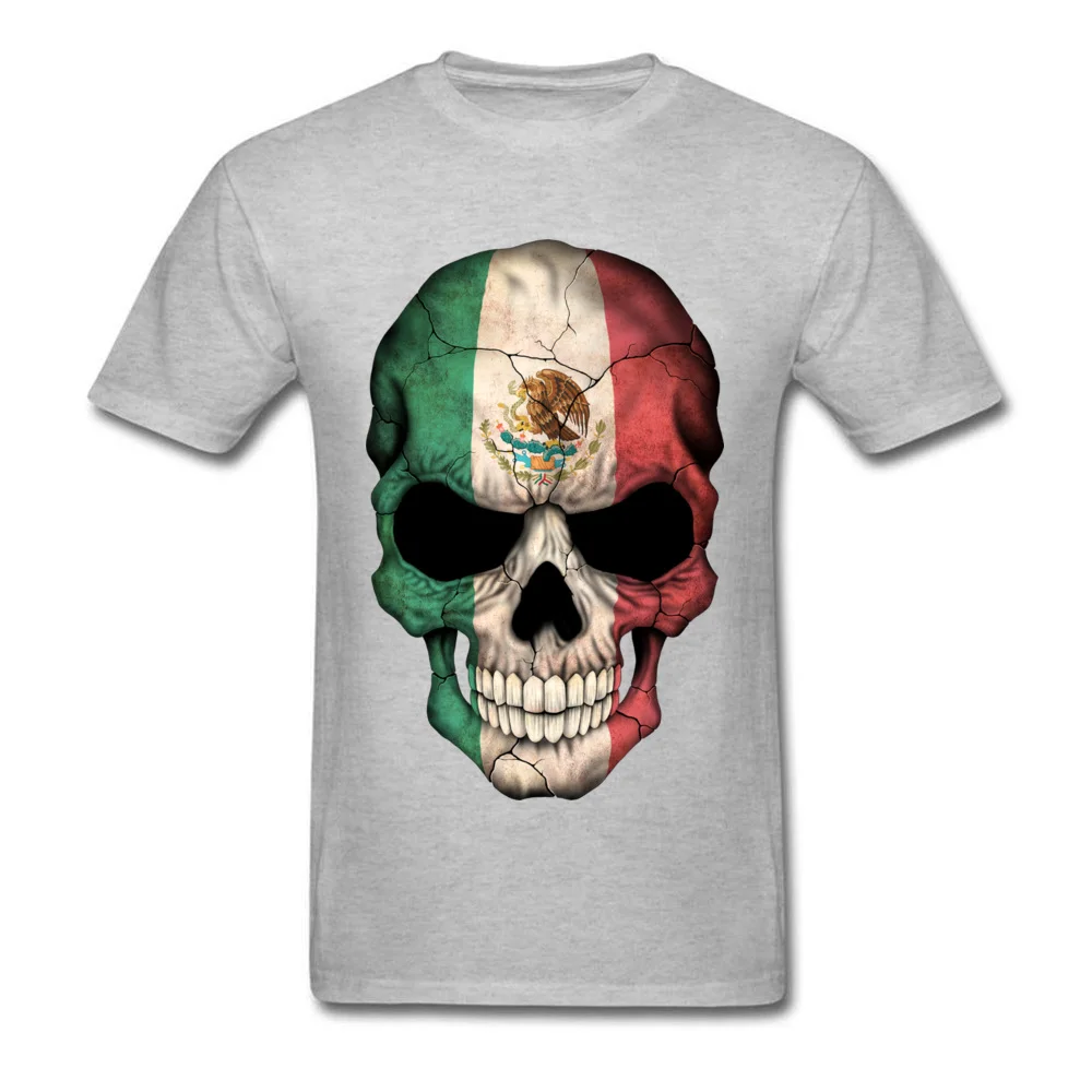 Mexican Flag Skull_grey