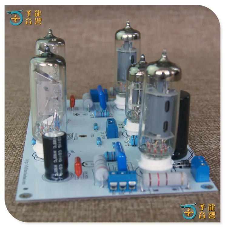 6N2/6N1 6P1 3 Вт* 2 стерео усилитель мощности готовая плата содержит электронный ламповый усилитель платы с индикацией уровня 6E2