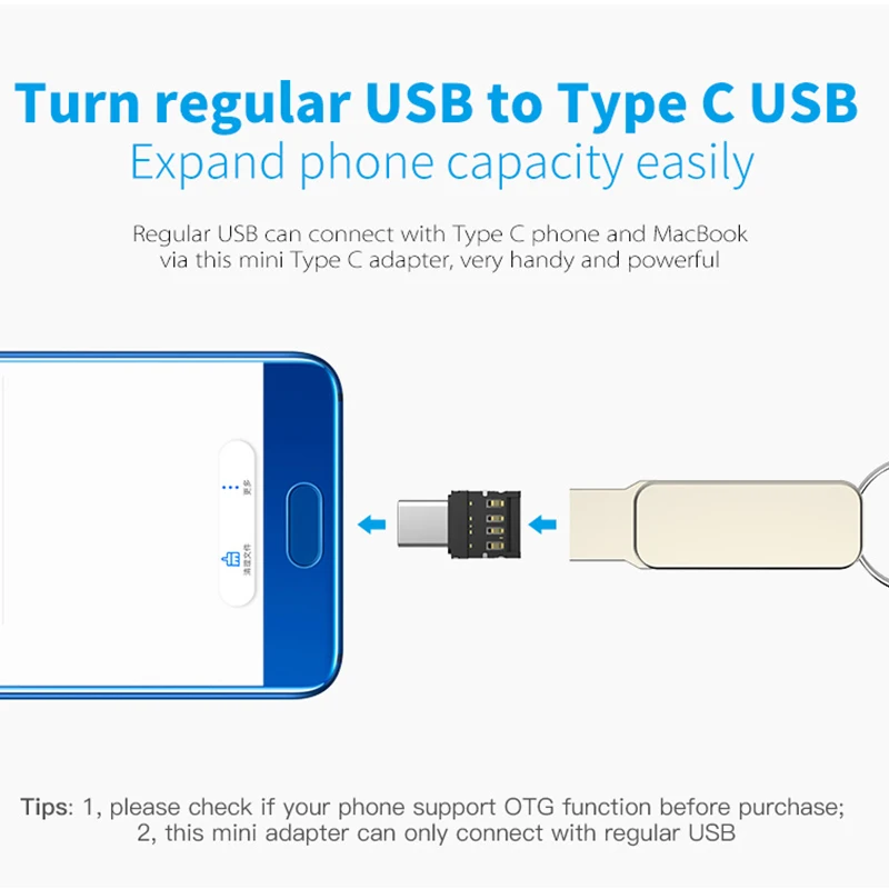 Переходник DM Type C с разъемом типа папа на USB мама переходник OTG планшет телефон Android