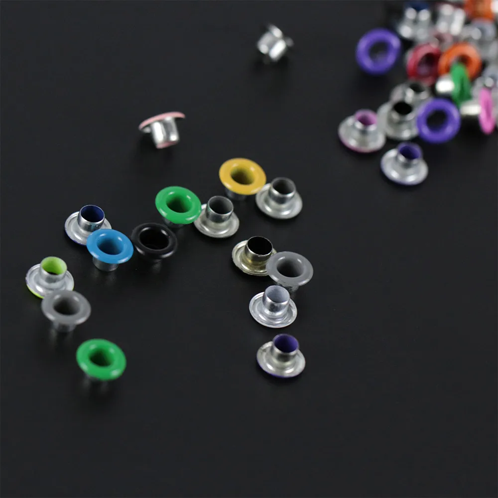 

100PCs Random Color Metal Eyelets DIY Scrapbooking Embellishment Garment Accessories Apparel Sewing Crafts 10mm