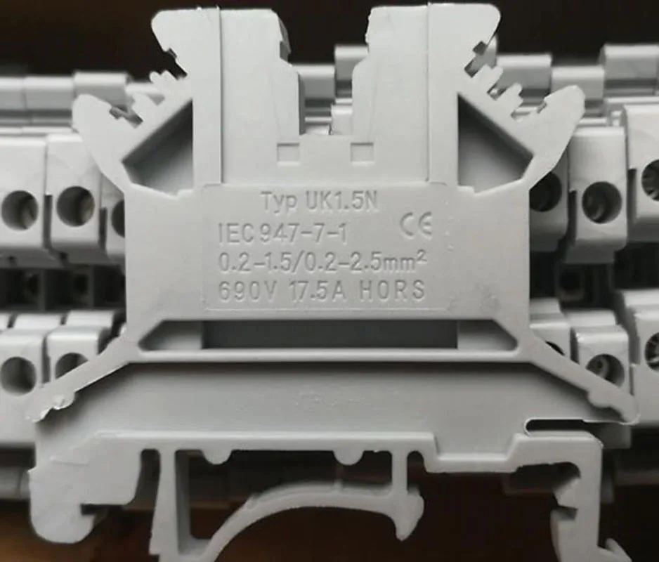 20/50 шт. клеммные блоки для Din рейки|terminal block|din rail terminal blockscrew block |