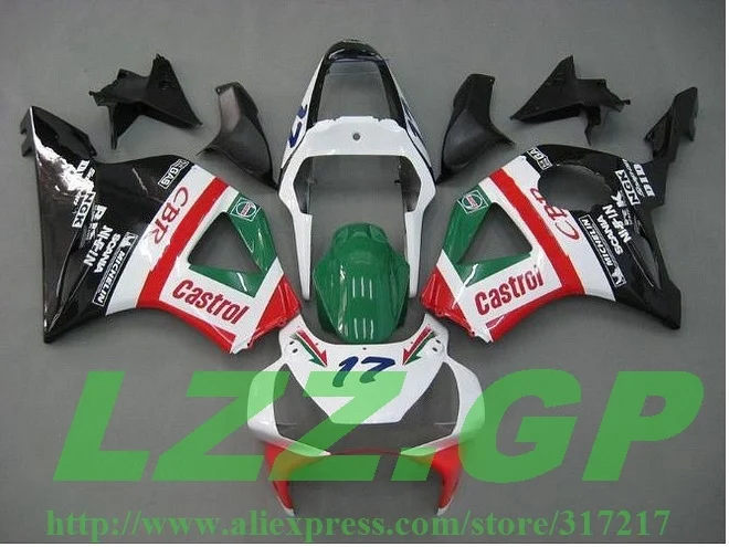 

Fairings for HONDA CBR900RR 954 02 03 CBR 900RR 2002 2003 CBR954 02 03 954RR 02 03 red green white black fairing part