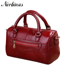 Norbinus натуральная кожа женская модная сумка из натуральной воловьей кожи сумка-мессенджер на плечо женская дизайнерская сумка-тоут с верхней ручкой Bolsa