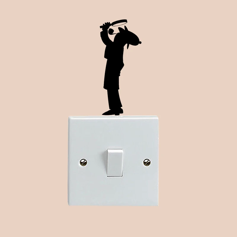 

Detective Sherlock Holmes Fashion Vinyl Wall Switch Decals Stickers 5WS1535