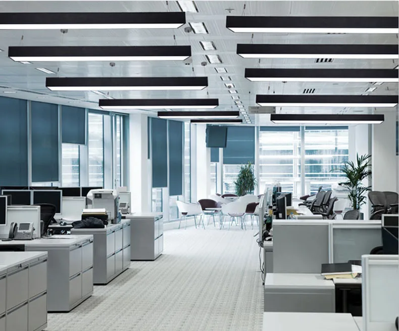 Светодиодный офис может быть соединены висит линия свет бар светодиодный потолочный светильник светодиодный офис люстра огни