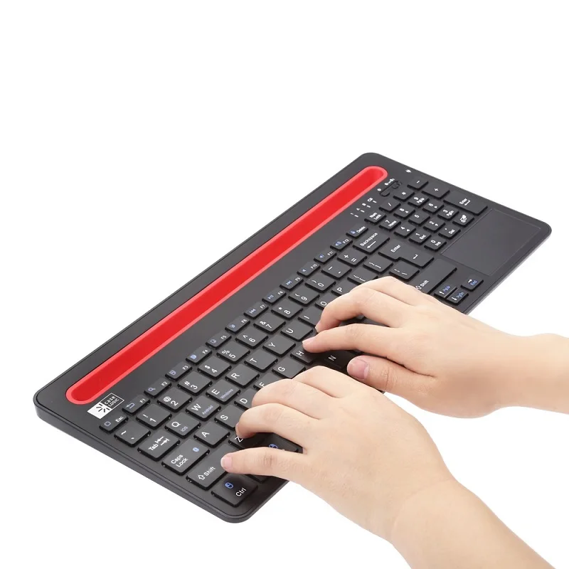 Hot Ultra Slim Fashion External Wireless Bluetooth Keyboard With Multi touch Touchpad For Ipad