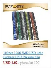 50 шт. 1% 2512 SMD комплект образцов резистора 10 valueX5pcs = 50 шт. 1R00 R500 R470 R330 R220 R200 R150 R100 R050 R010