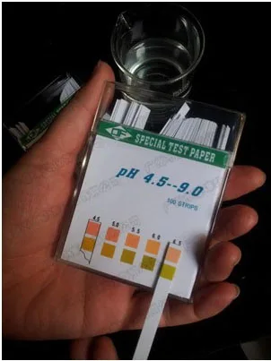 50 حقيبة/وحدة PH4.5-9.0 مستوى 0.5 ورقة 100 شرائط/حقيبة العالمي اختبار ورقة شرائط البول و اللعاب هيئة التوازن الحمضي القاعدي