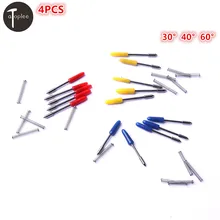 4 шт Mimaki плоттер резак Вольфрам Сталь 30/45/60 градусов лезвие Mimaki виниловый режущий 20x1,5 мм печатающая головка Roland плоттер лезвия