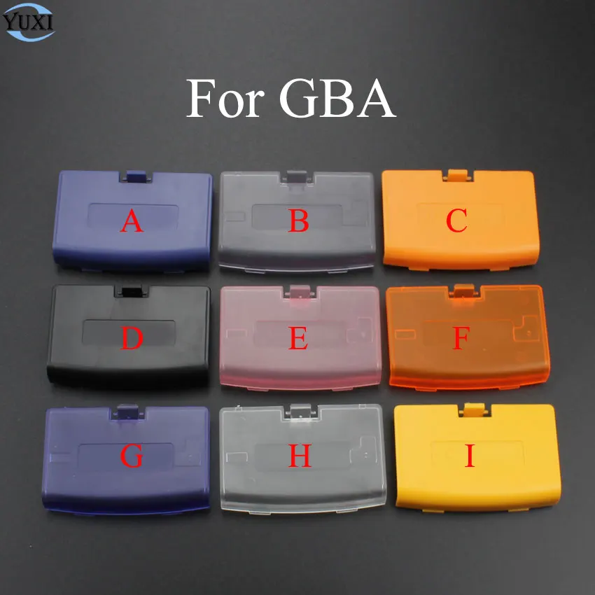 YuXi Game Accessories Battery Cover Case Back Door Lid Replacement For Nintendo Gameboy Advance GBA Console
