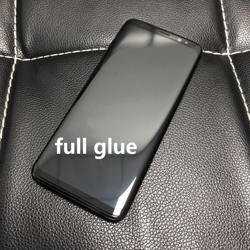 Закаленное стекло 5D с полным наклеиванием для Samsung S8 S9 Note 9 8 защита экрана чехол