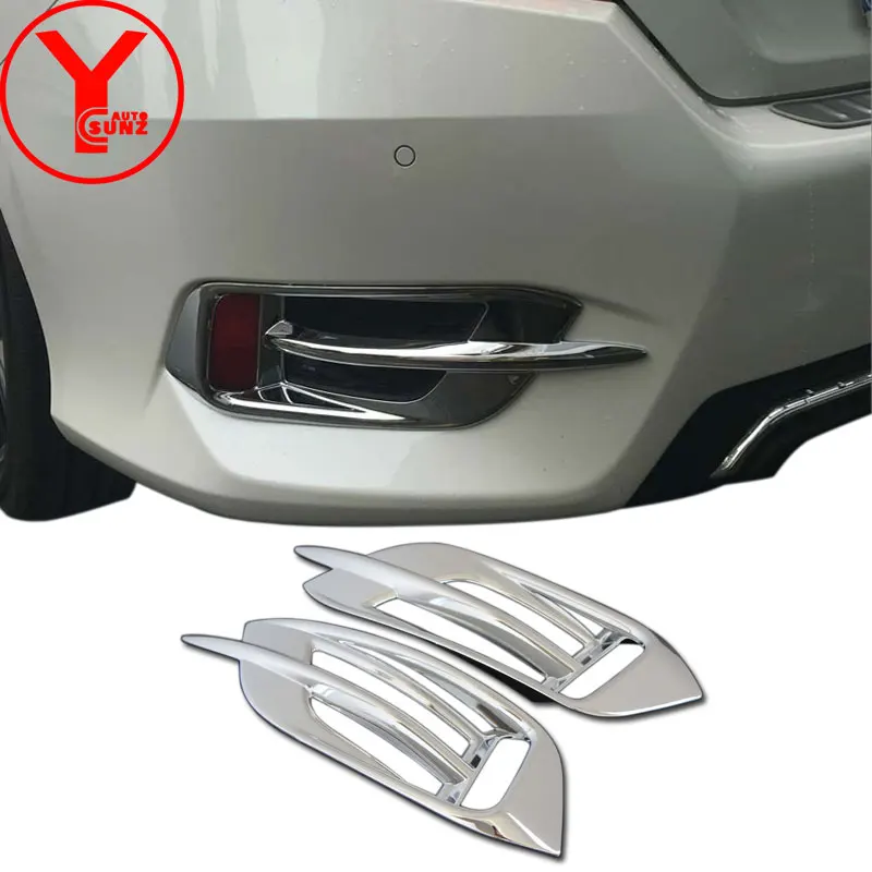 rear fog lights covers For Honda Civic 2016 2017 ABS chrome tail fog