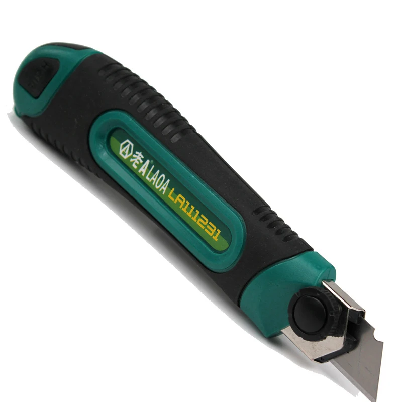 LAOA Utility Knife SK5 Art Knife 18mm Spare blade Students Knifes Nicking Tool Wallpaper Knife Electrician Tools